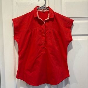 Vintage Red gap Blouse - Size Small
